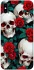 Чохол на Apple iPhone XS Max (6.5") skull and rose фото 1 з 1