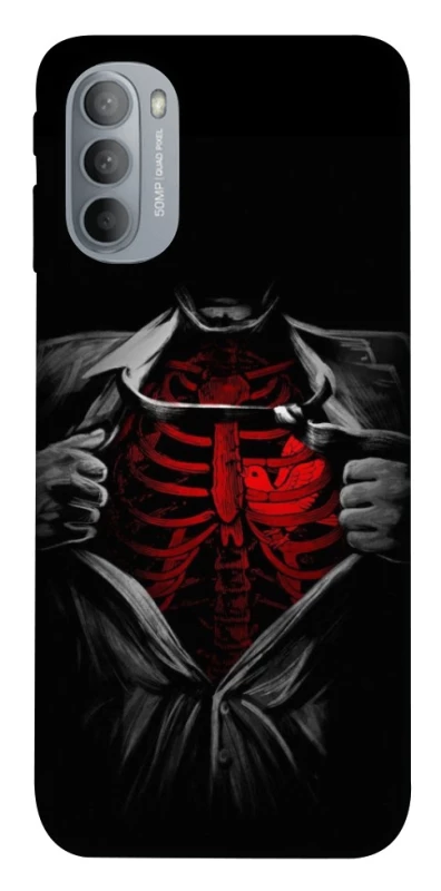 Чехол на Motorola Moto G31 Skeleton Heart фото 1 из 1