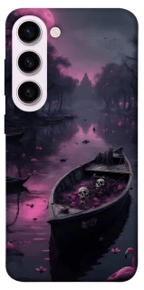 Чехол на Samsung Galaxy S23+ Boat and flamingo фото 1 из 1
