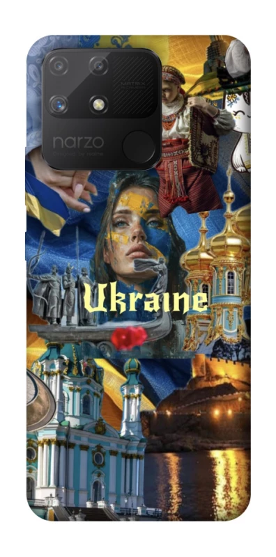Чехол на Realme Narzo 50A Ukraine style ver.3 фото 1 из 1