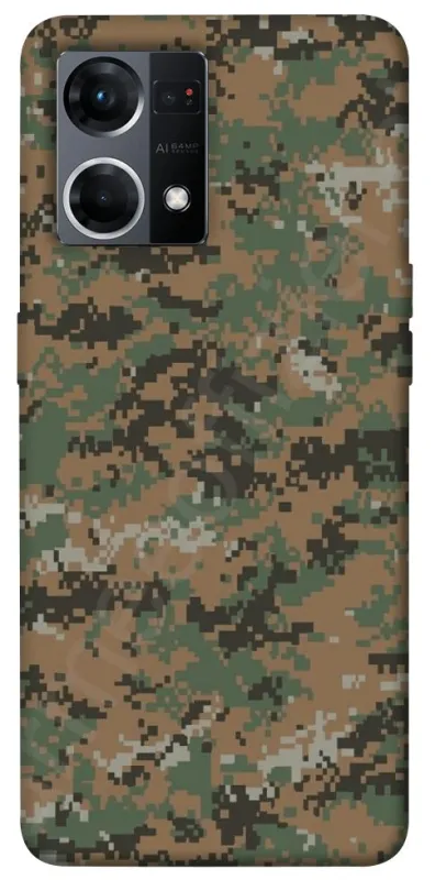 Чехол на Oppo Reno 7 4G Camouflage v32 фото 1 из 1