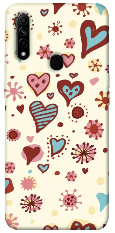 Чохол на Oppo A31 Pretty hearts фото 1 з 1