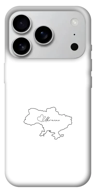 Чохол на Apple iPhone 17 Pro Max (6.9") Ukraine map фото 1 з 1