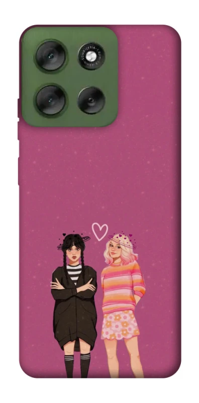 Чохол на Motorola Moto G56 5G Raven & Rainbow Wednesday фото 1 з 1