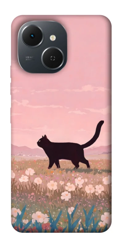 Чохол на TECNO Spark 40C cat on a field фото 1 з 1