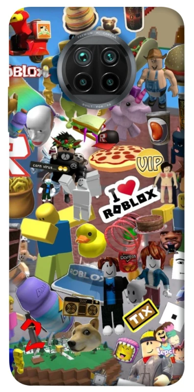 Чохол на Xiaomi Mi 10T Lite / Redmi Note 9 Pro 5G Roblox collage ver.5 фото 1 з 1