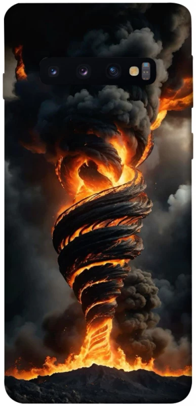 Чехол на Samsung Galaxy S10 Огненный торнадо фото 1 из 1