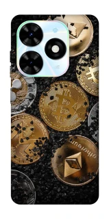 Чехол на TECNO Spark Go 2024 Many coins v2 фото 1 из 1