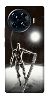 Чохол на TECNO Spark 20 Pro+ Срібний серфер фото 1 з 1