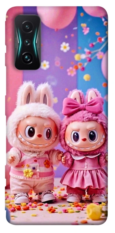Чохол на Xiaomi Redmi K50 Gaming Labubu twins ver.2 фото 1 з 1