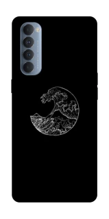 Чохол на Oppo Reno 4 Pro Black tsunami фото 1 Чохол на Oppo Reno 4 Pro Black tsunami фото 1 з 1