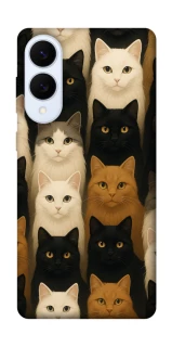 Чехол на Samsung Galaxy S25 Edge Colorful Cat Collage фото 1 Чехол на Samsung Galaxy S25 Edge Colorful Cat Collage фото 1 из 1