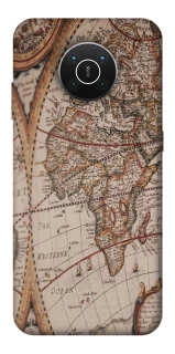 Чехол на Nokia X10 / X20 Карта путешествий фото 1 из 1