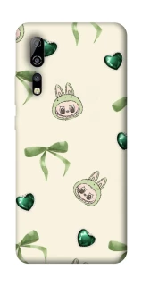 Чехол на ZTE Axon 10 Pro Labubu Green Heart фото 1 из 1