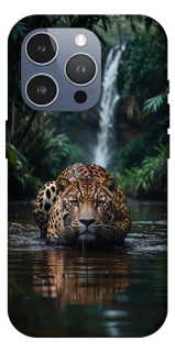Чехол на Apple iPhone 16 Pro Max Leopard in water фото 1 из 1