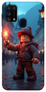 Чохол на Samsung Galaxy M31 Roblox Fire Logo Blue Flames фото 1 з 1