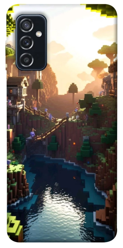 Чохол на Samsung Galaxy M52 Minecraft sunset фото 1 з 1