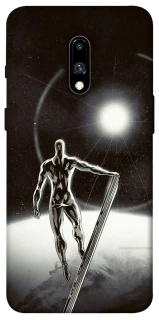 Чехол на OnePlus 7 Серебряный сёрфер фото 1 из 1