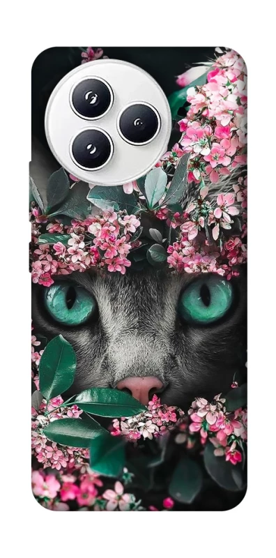 Чехол на Xiaomi Civi 5 Pro Кот в цветах фото 1 из 1