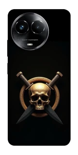 Чохол на Realme C67 4G Golden Skull фото 1 з 1