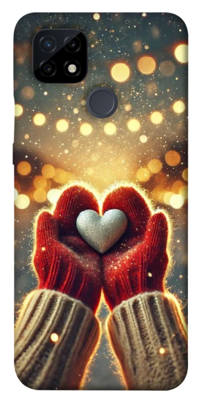 Чохол на Realme C21 Heart in hand фото 1 з 1