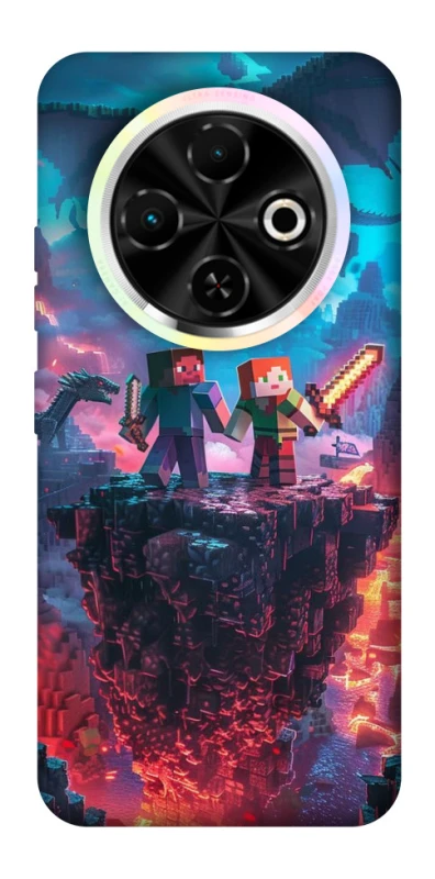 Чохол на TECNO Spark 30C Minecraft v3 фото 1 з 1