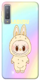 Чохол на Samsung A750 Galaxy A7 (2018) Fluffy Rainbow Labubu фото 1 з 1