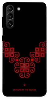 Чохол на Samsung Galaxy S21+ Чорно-червона вишиванка фото 1 з 1