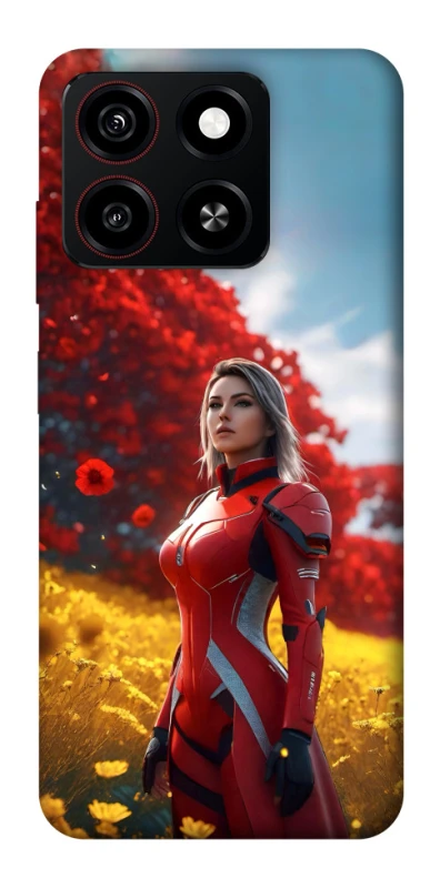 Чохол на ZTE Blade A35 4G Cyber space girl ver.5 фото 1 з 1