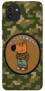 Чехол на Samsung Galaxy A03 Чил сержант фото 1 из 1