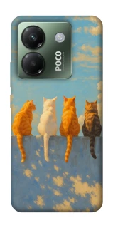 Чехол на Xiaomi Poco M7 pro 5G cats on wall фото 1 Чехол на Xiaomi Poco M7 pro 5G cats on wall фото 1 из 1