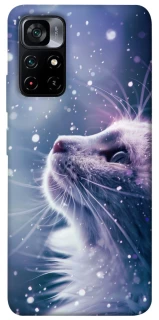Чехол на Xiaomi Poco M4 Pro 5G Snow cat фото 1 из 1
