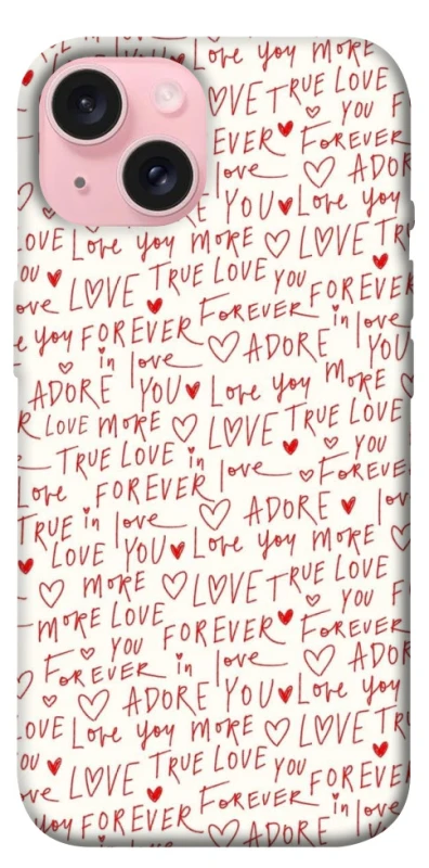 Чохол на Apple iPhone 15 (6.1") Love aesthetic ver.4 фото 1 з 1