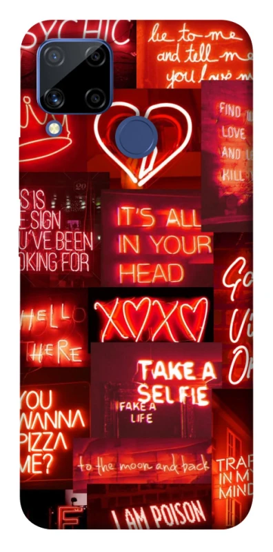 Чохол на Realme C15 Love collage ver.7 фото 1 з 1