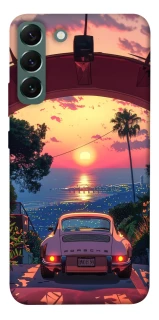 Чехол на Samsung Galaxy S22+ Porsche at sunset фото 1 из 1