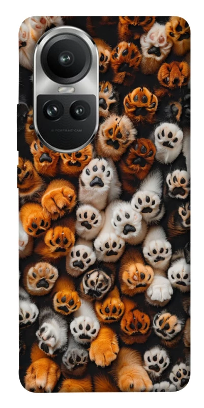 Чохол на Oppo Reno 10 Сat paws фото 1 з 1