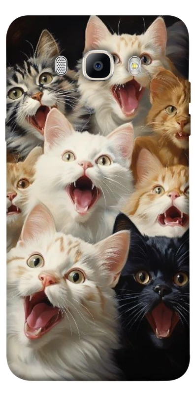 Чехол на Samsung J510F Galaxy J5 (2016) Коты фото 1 из 1