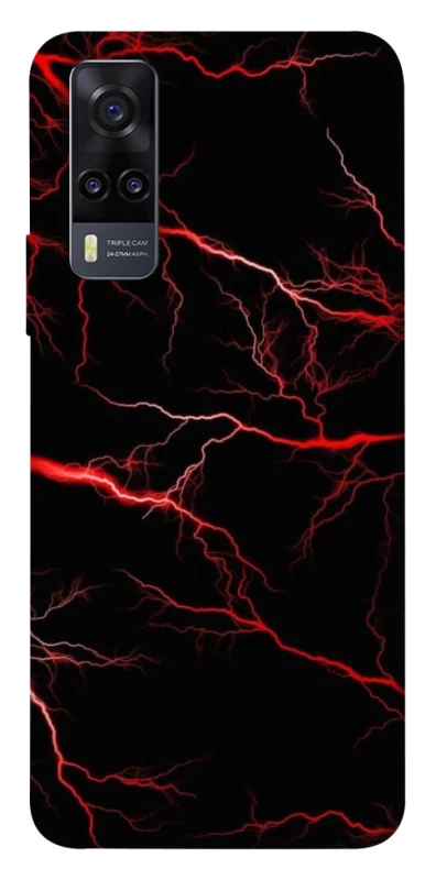 Чохол на Vivo Y31 Червона молнія фото 1 з 1