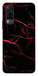 Чехол на Vivo Y31 Красная молния фото 1 из 1