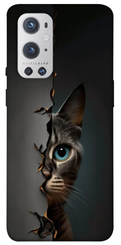 Чехол на OnePlus 9 Pro Кот-подглядыватель v2 фото 1 из 1