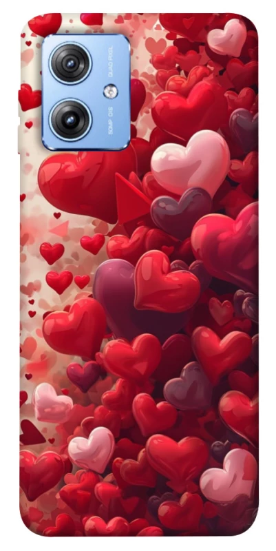 Чохол на Motorola Moto G84 Many hearts фото 1 з 1
