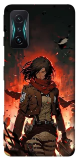 Чехол на Xiaomi Redmi K50 Gaming Mikasa v2 фото 1 из 1