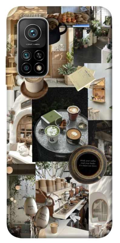 Чохол на Xiaomi Mi 10T Coffee collage ver.4 фото 1 з 1