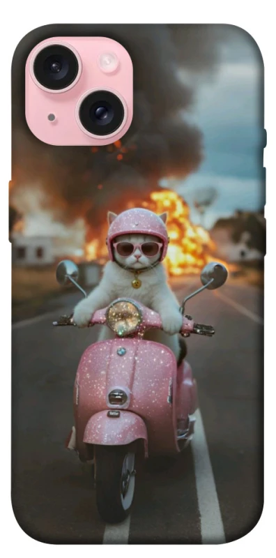 Чохол на Apple iPhone 15 (6.1") Exploding Kittens ver.3 фото 1 з 1