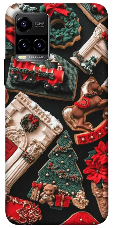 Чохол на Vivo Y21 / Y33s Новорічний v20 фото 1 з 1