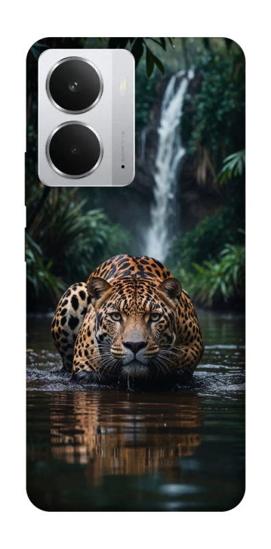 Чехол на Realme 14 Leopard in water фото 1 из 1