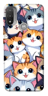 Чохол на Motorola Moto E20 Cute Cat v2 фото 1 з 1