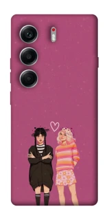 Чохол на Tecno Camon 40 Raven & Rainbow Wednesday фото 1 з 1