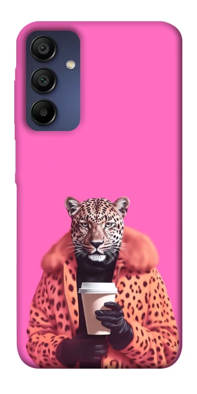 Чохол на Samsung Galaxy A15 4G/5G Леопард з кавою фото 1 з 1
