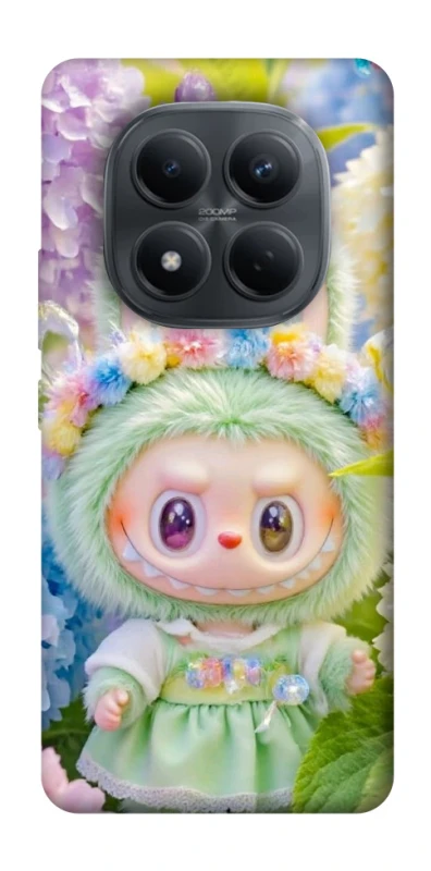 Чехол на Xiaomi Redmi Note 15 Pro 4G Labubu & Flowers ver.2 фото 1 из 1